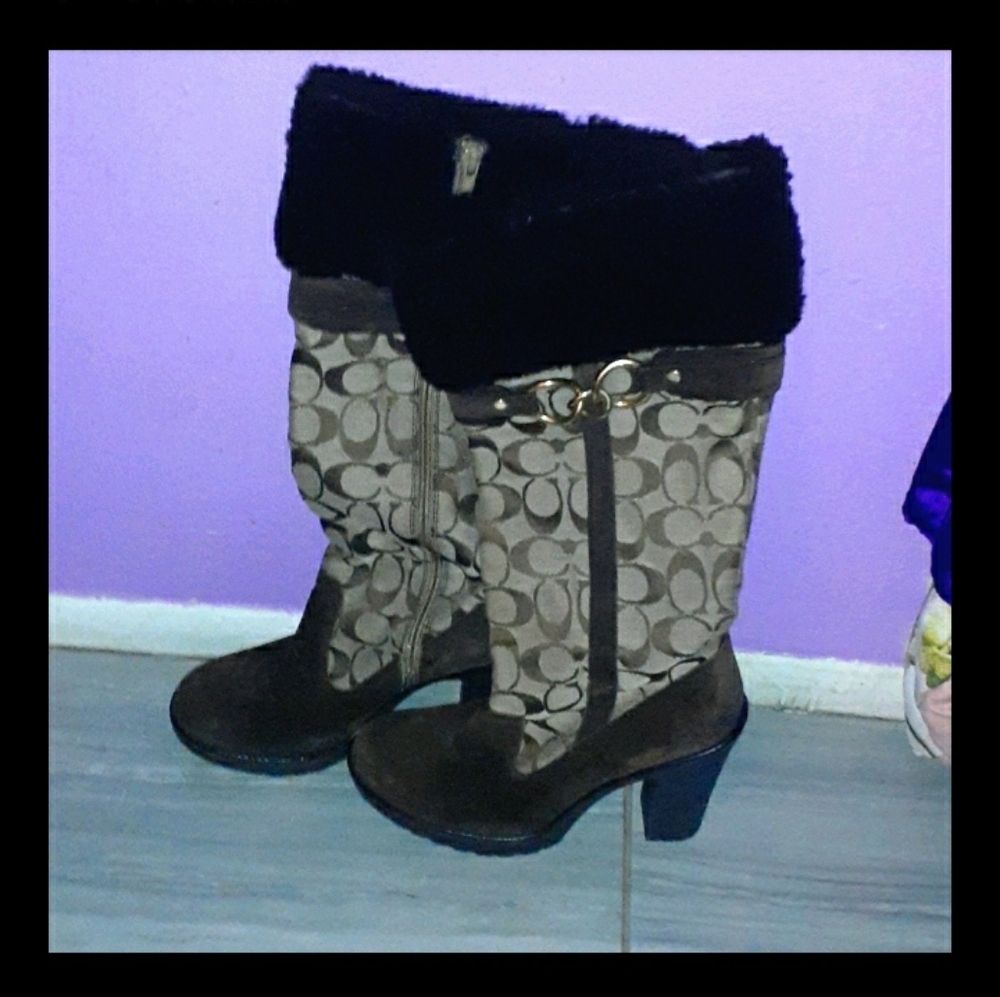 Coach Luci 7m heel boots - Picture 2 of 12